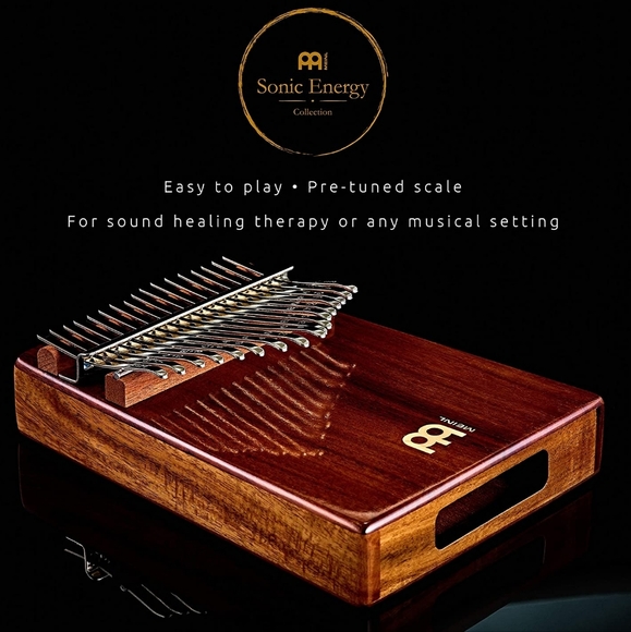 Wah-Wah Kalimba Thumb Piano, 17 Keys — Includes Tuning Hammer and Case — For Med - Picture 1 of 5